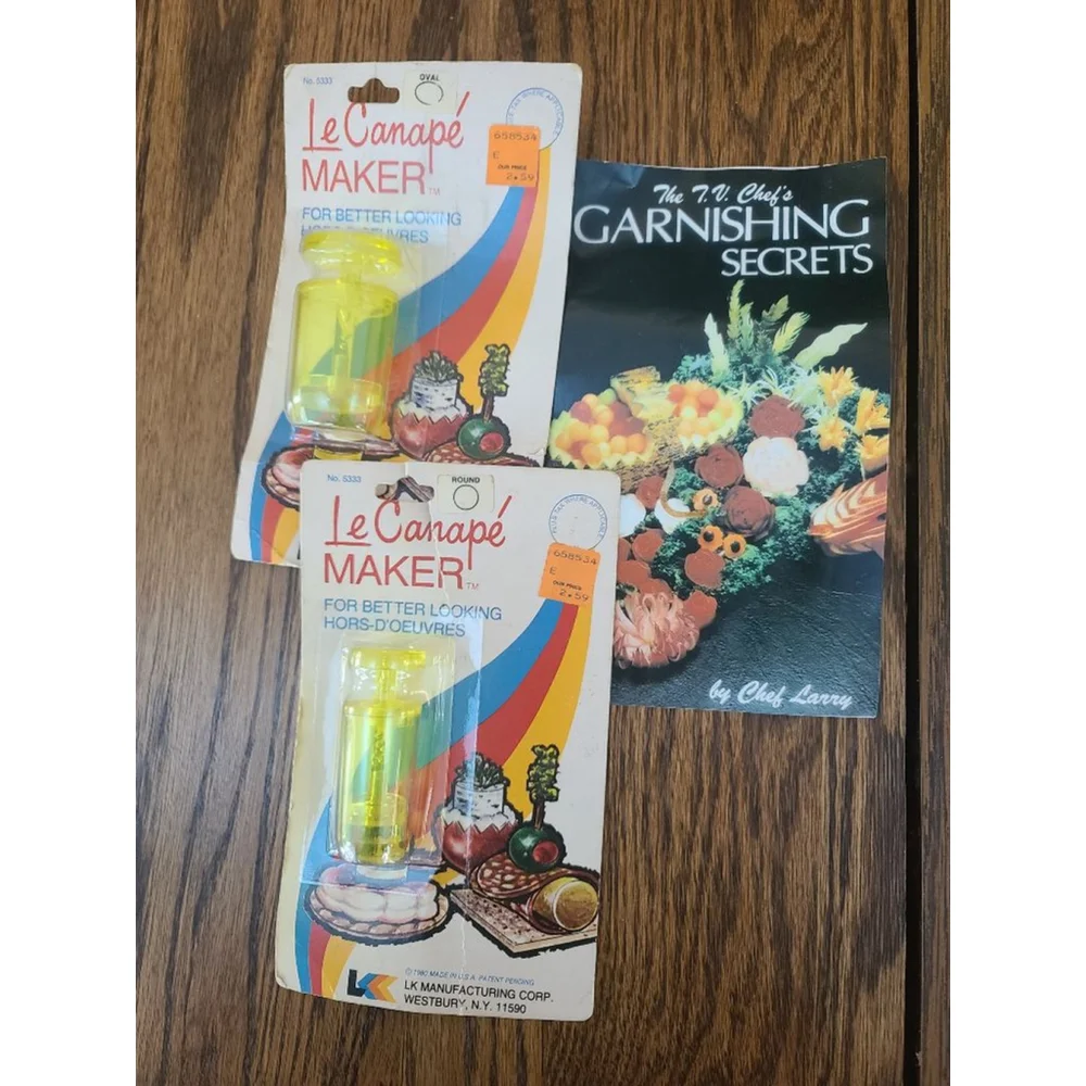 Le Canapé Maker & Chef's Garnishing Booklet Vintage